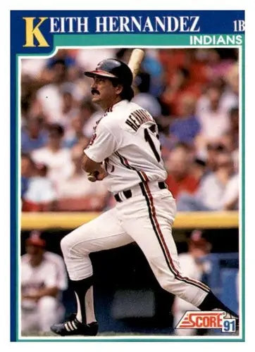 1991 Score #89 Keith Hernandez EX/NM - Baseball Card Single