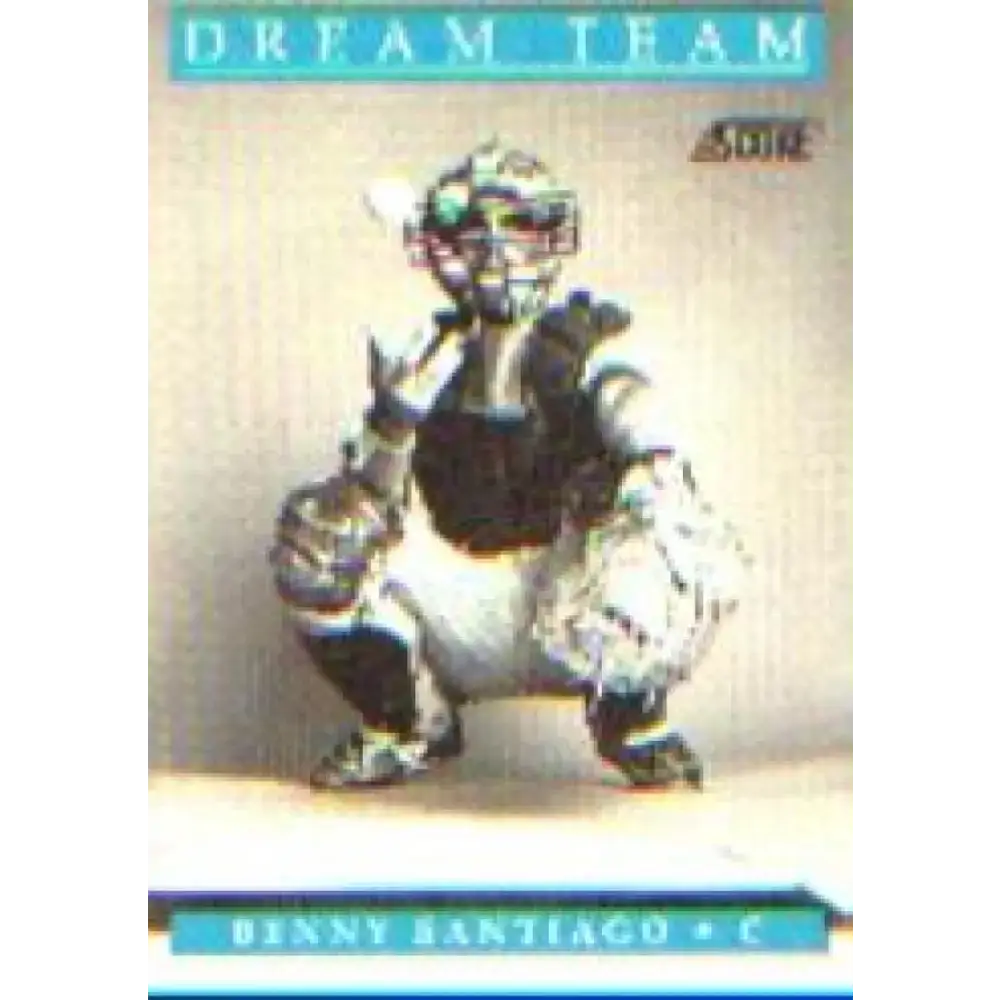 1991 Score #893 Benito Santiago DT NM-MT San Diego Padres Baseball Card - Baseball Card Single