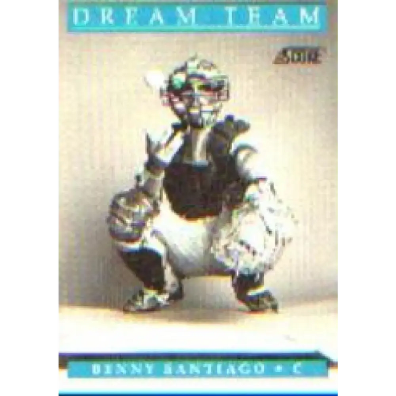 1991 Score #893 Benito Santiago DT NM-MT San Diego Padres Baseball Card - Baseball Card Single