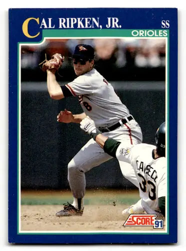 1991 Score #95 Cal Ripken Jr. EX/NM Orioles ID:64090 - Baseball Card Single