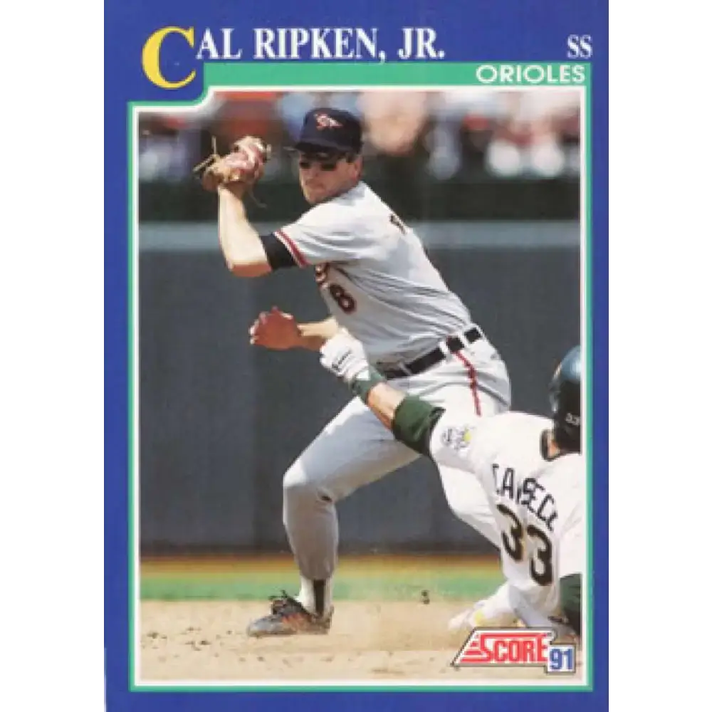 1991 Score #95 Cal Ripken Jr. NM-MT Baltimore Orioles Baseball Card - Baseball Card Single