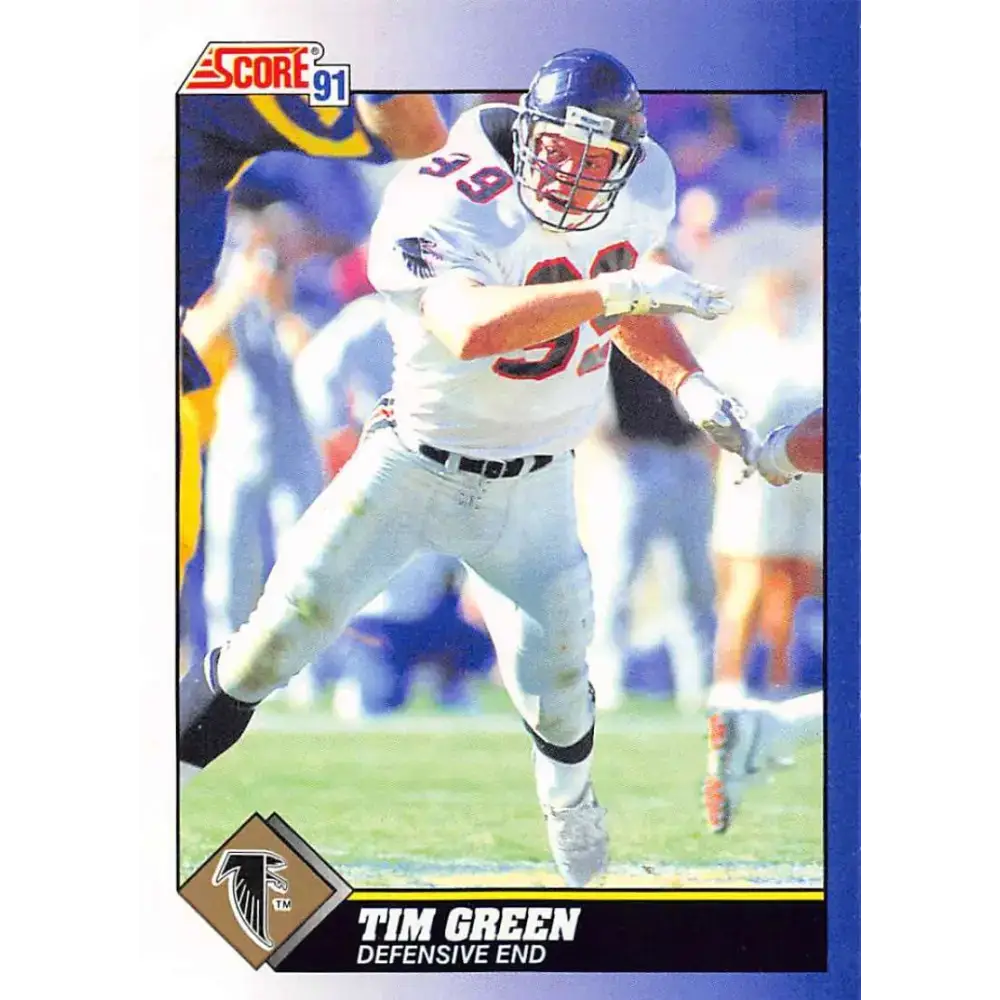 1991 Score #99 Tim Green EX Excellent Atlanta Falcons Football Card - Football Card Single