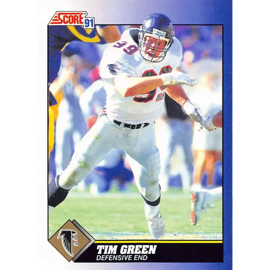 1991 Score #99 Tim Green EX Excellent Atlanta Falcons Football Card - Football Card Single