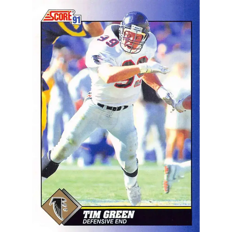 1991 Score #99 Tim Green EX Excellent Atlanta Falcons Football Card - Football Card Single
