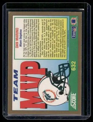 1991 Score Dan Marino #632 Football - Football Card Single
