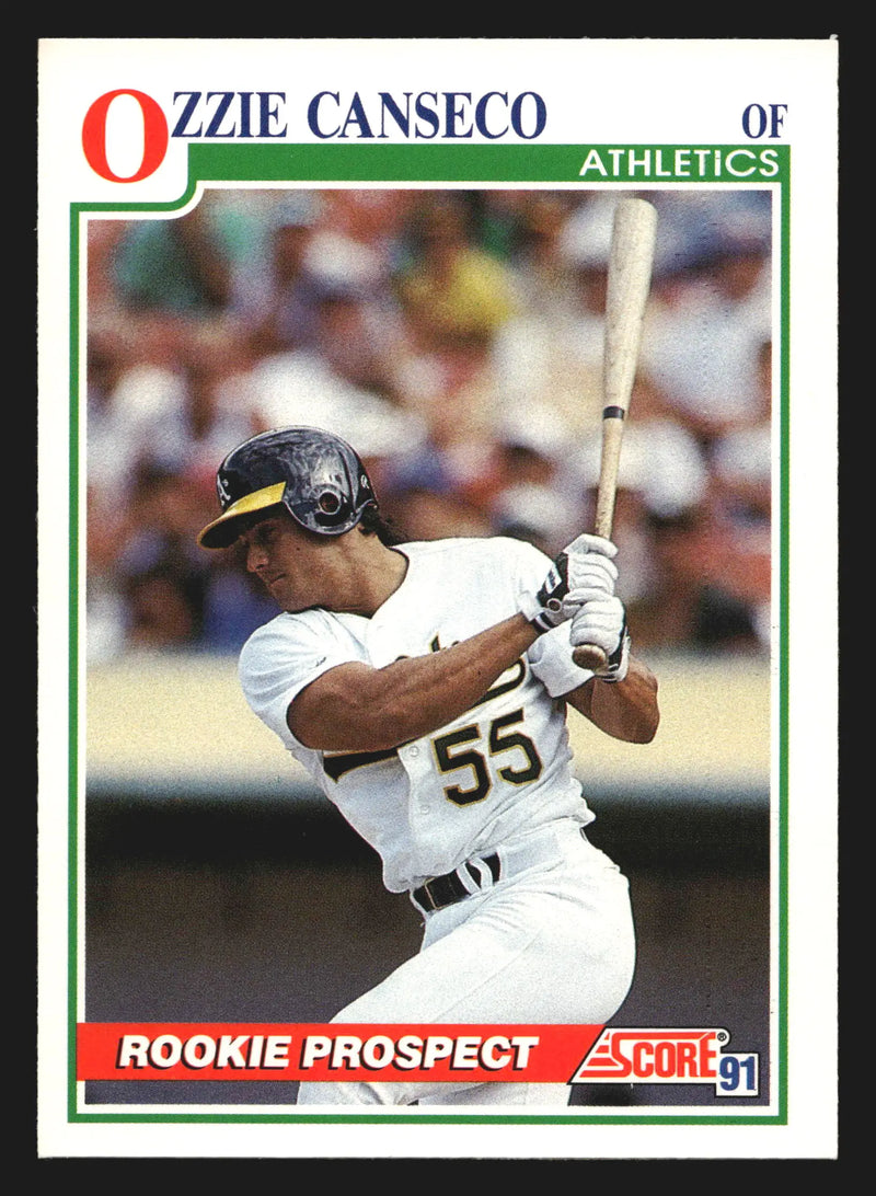 1991 Score Ozzie Canseco #346 Oakland Athletics - Baseball Card Single