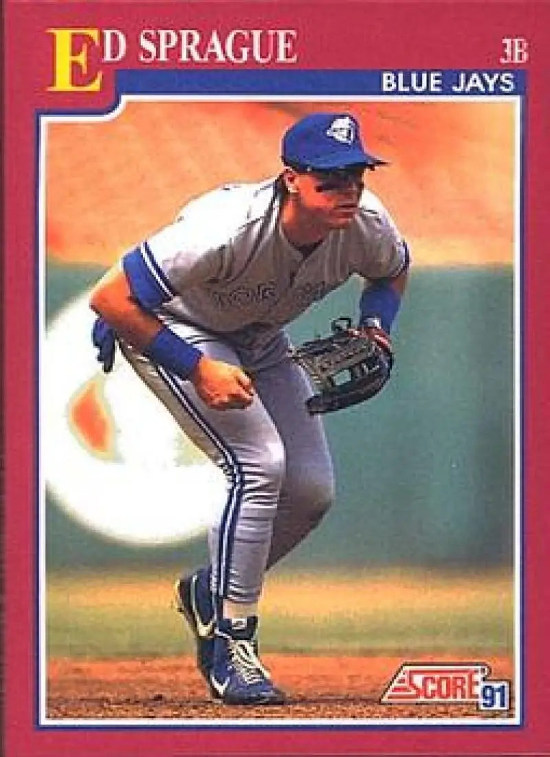 1991 Score Rookie and Traded #101T Ed Sprague NM-MT Toronto Blue Jays Baseball Card - Baseball Card Single