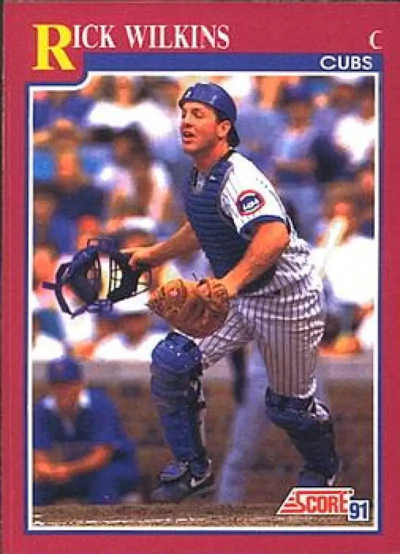 1991 Score Rookie and Traded #103T Rick Wilkins NM-MT RC Rookie Chicago Cubs Baseball Card - Baseball Card Single
