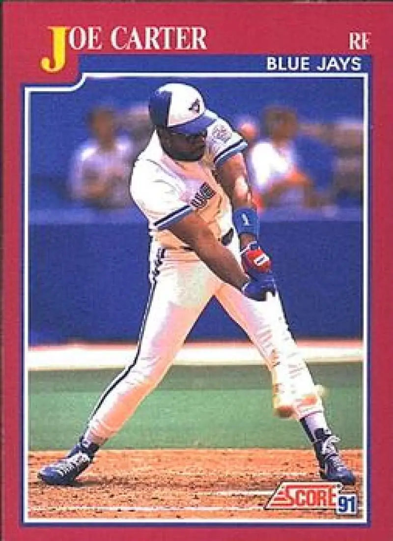 1991 Score Rookie and Traded #11T Joe Carter NM-MT Toronto Blue Jays Baseball Card - Baseball Card Single
