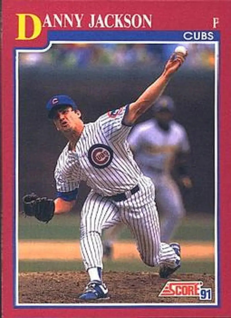 1991 Score Rookie and Traded #17T Danny Jackson NM-MT Chicago Cubs Baseball Card - Baseball Card Single
