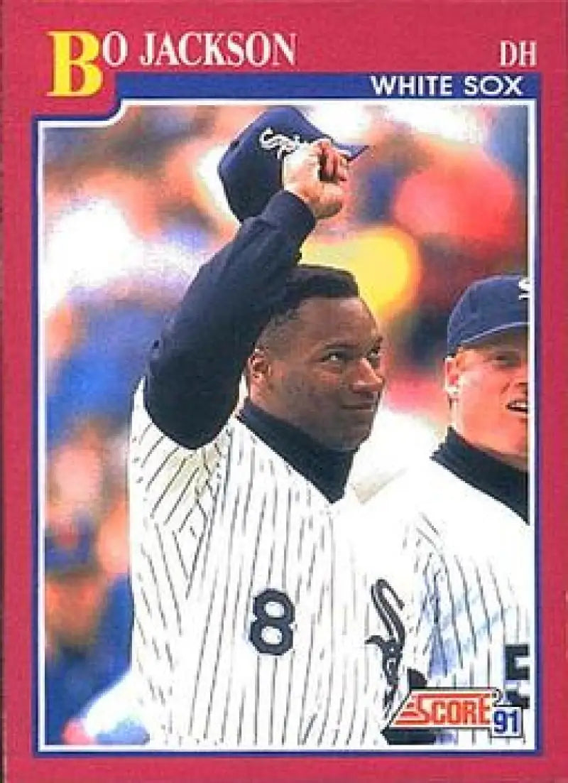 1991 Score Rookie and Traded #1T Bo Jackson NM-MT Chicago White Sox Baseball Card - Baseball Card Single