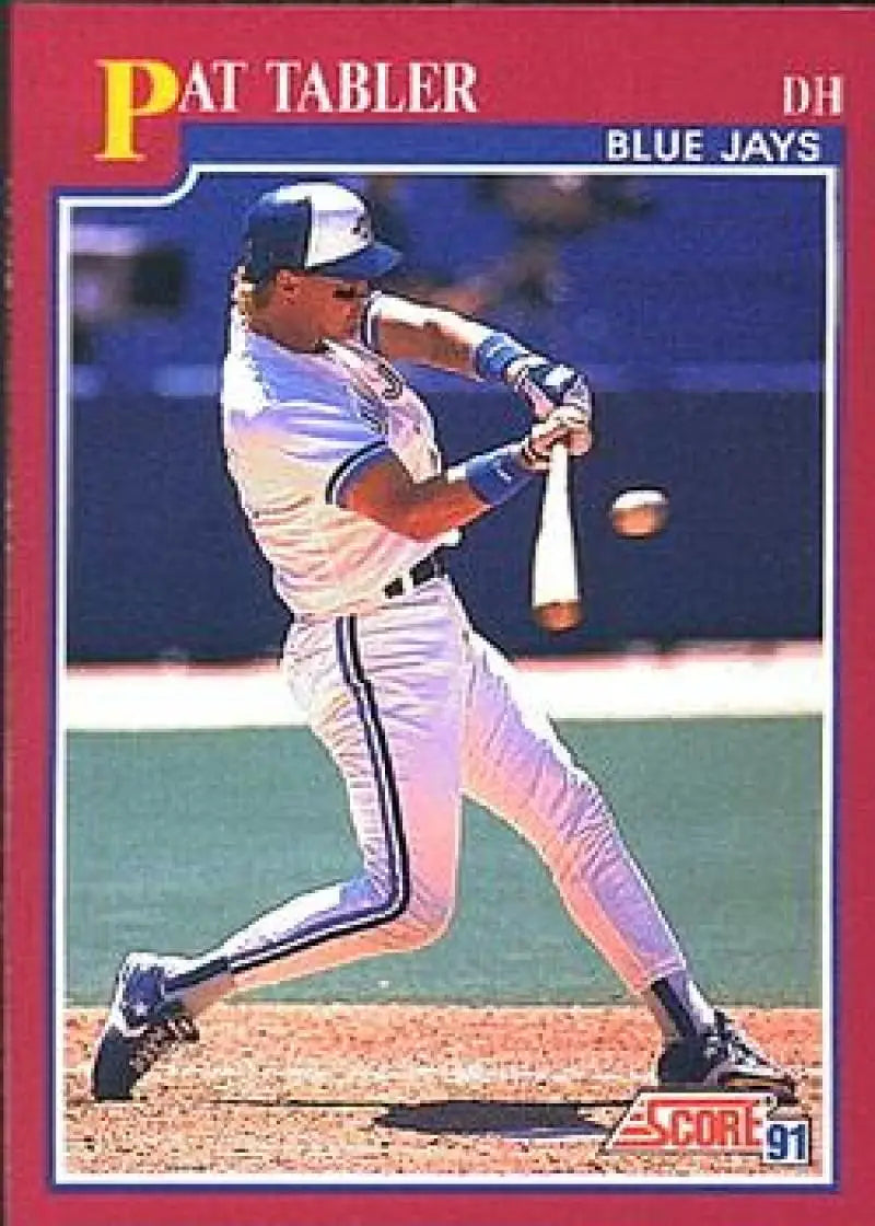 1991 Score Rookie and Traded #22T Pat Tabler NM-MT Toronto Blue Jays Baseball Card - Baseball Card Single