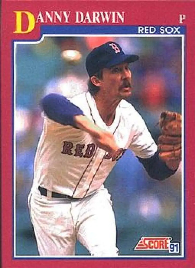 1991 Score Rookie and Traded #24T Danny Darwin NM-MT Boston Red Sox Baseball Card - Baseball Card Single