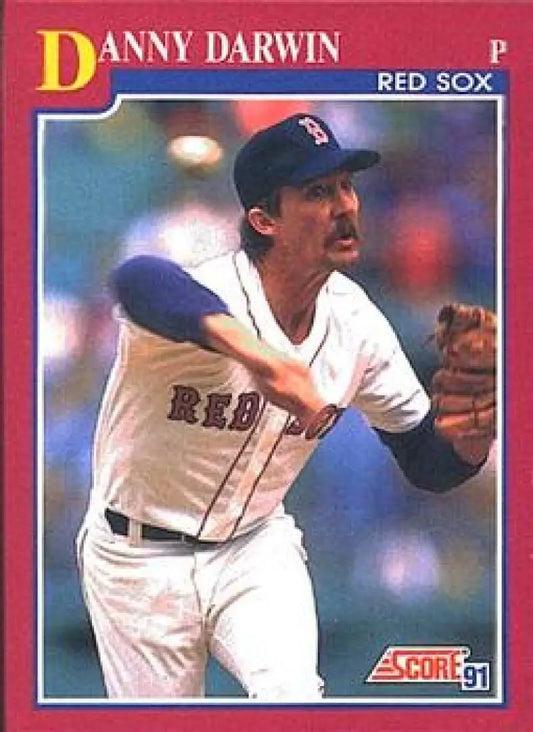 1991 Score Rookie and Traded #24T Danny Darwin NM-MT Boston Red Sox Baseball Card - Baseball Card Single
