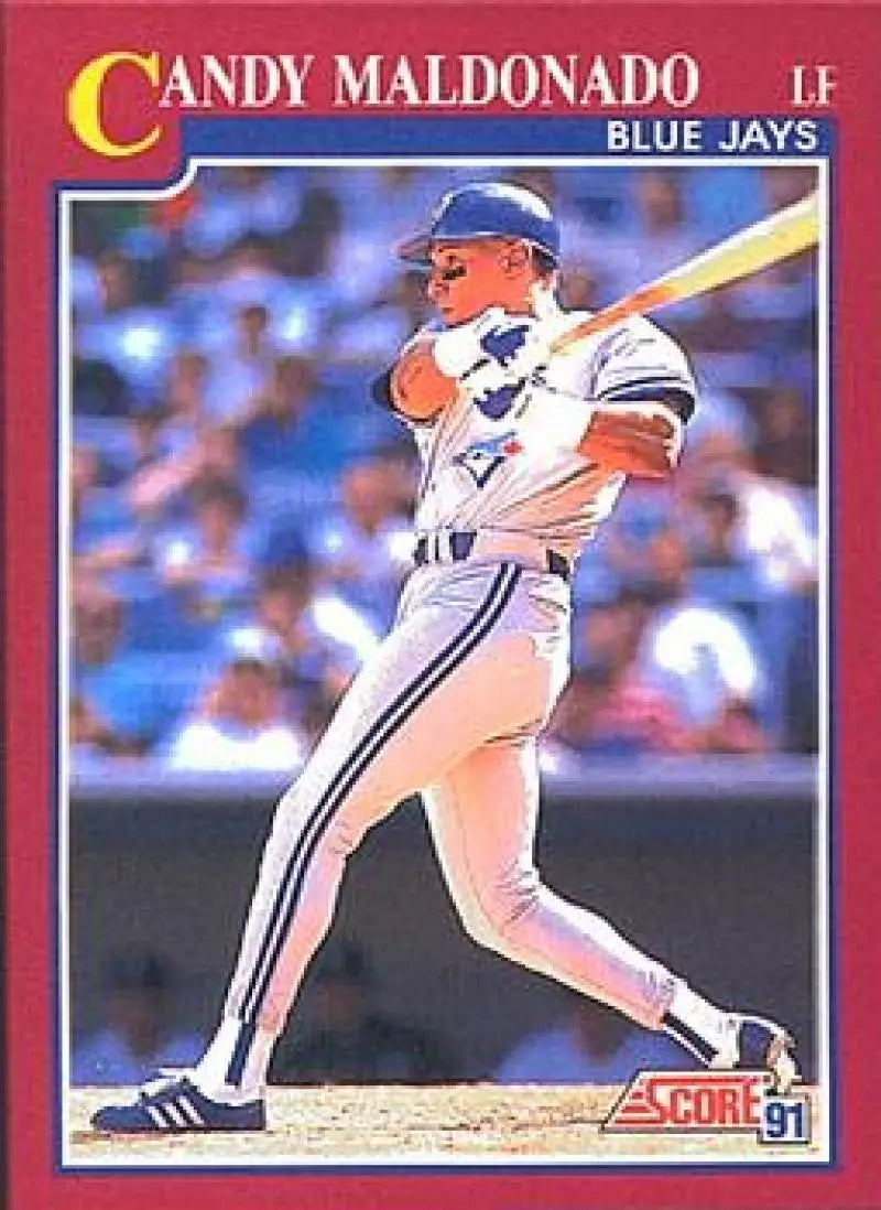 1991 Score Rookie and Traded #28T Candy Maldonado NM-MT Toronto Blue Jays Baseball Card - Baseball Card Single