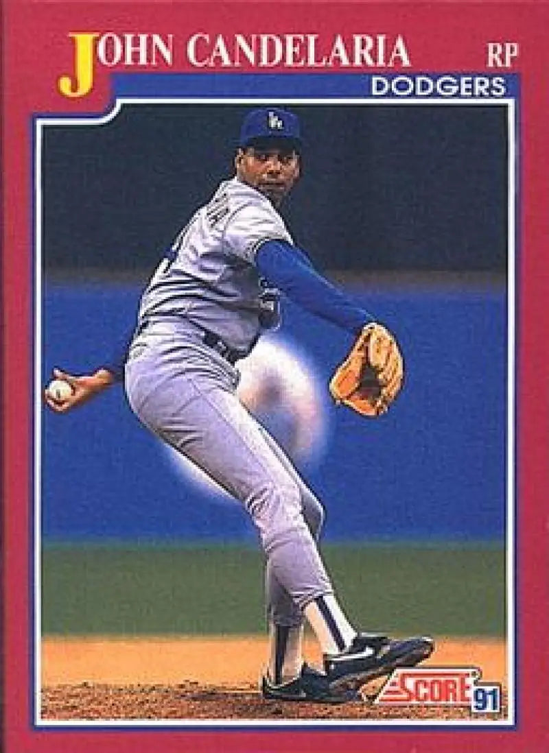 1991 Score Rookie and Traded #32T John Candelaria NM-MT Los Angeles Dodgers Baseball Card - Baseball Card Single