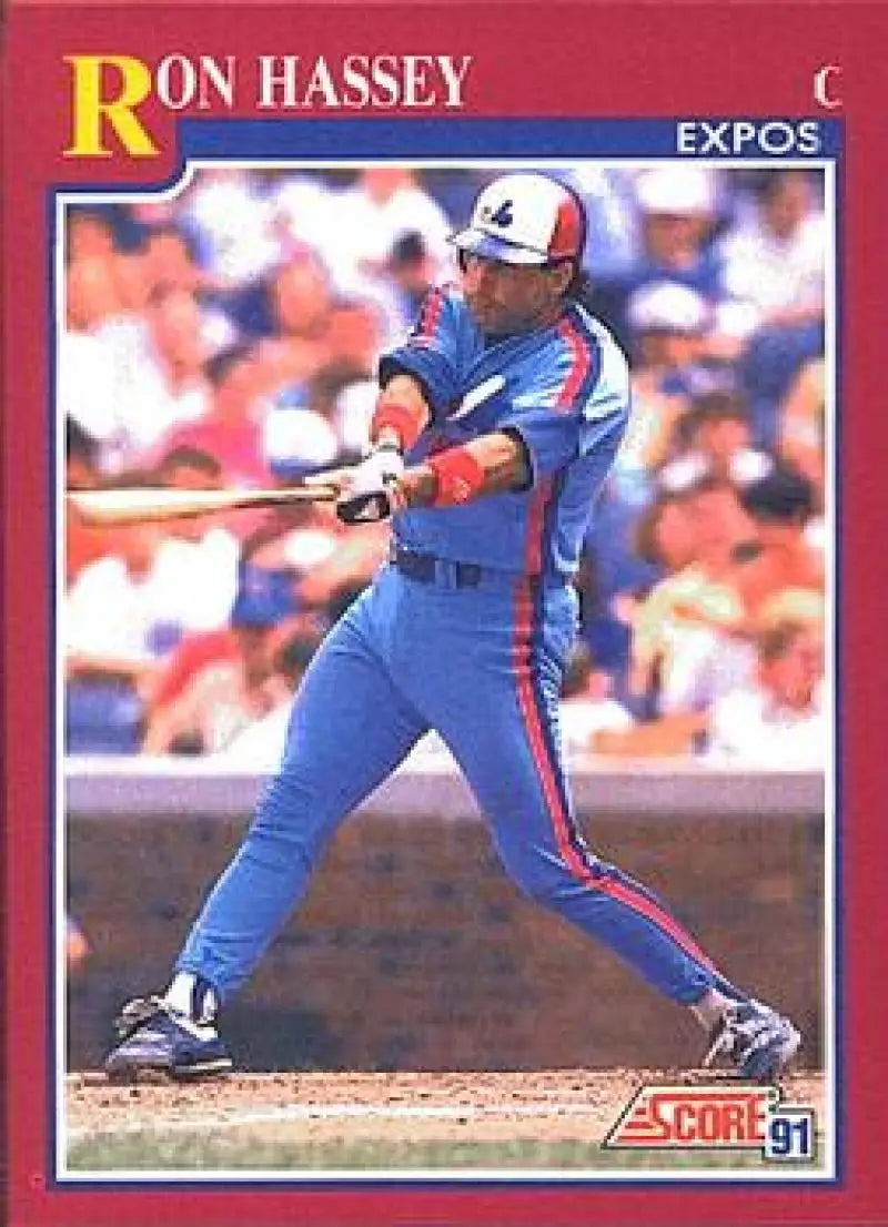 1991 Score Rookie and Traded #43T Ron Hassey NM-MT Montreal Expos Baseball Card - Baseball Card Single