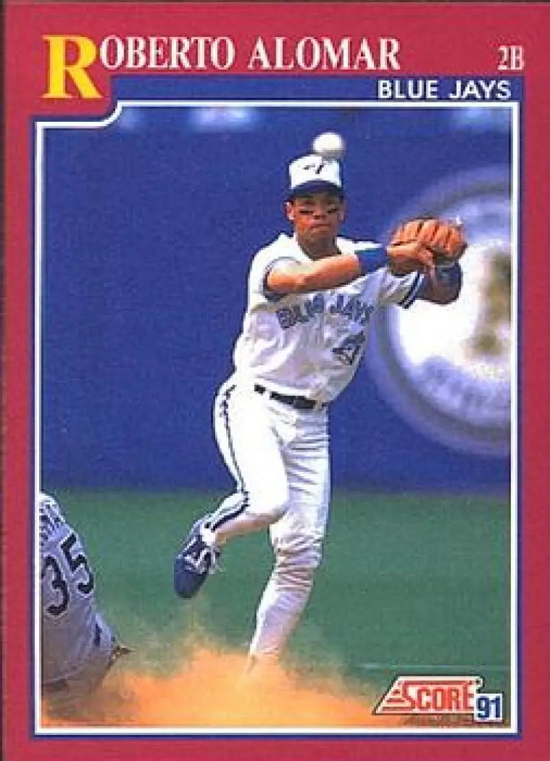 1991 Score Rookie and Traded #44T Roberto Alomar NM-MT Toronto Blue Jays Baseball Card - Baseball Card Single
