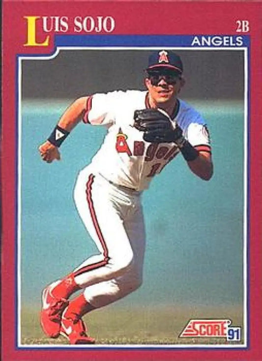 1991 Score Rookie and Traded #49T Luis Sojo NM-MT California Angels Baseball Card - Baseball Card Single