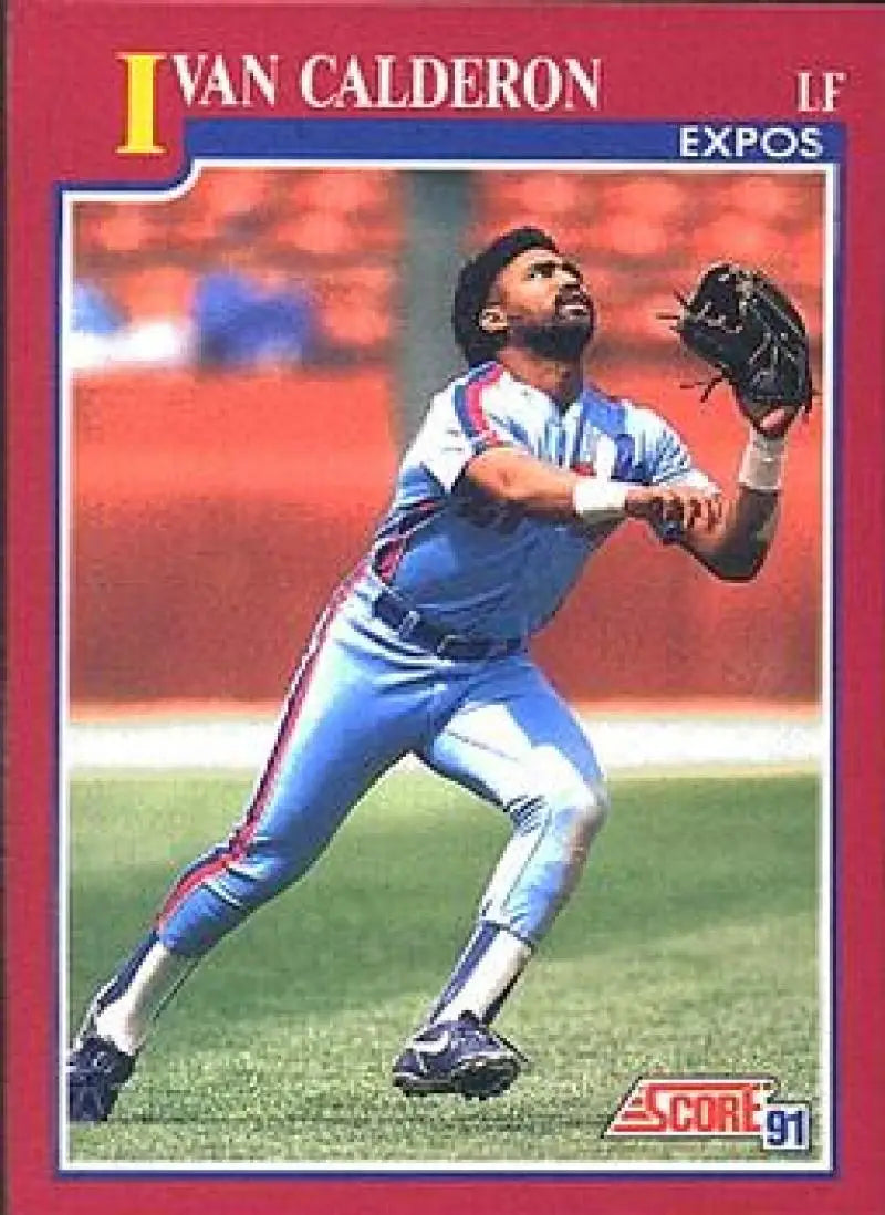 1991 Score Rookie and Traded #6T Ivan Calderon NM-MT Montreal Expos Baseball Card - Baseball Card Single