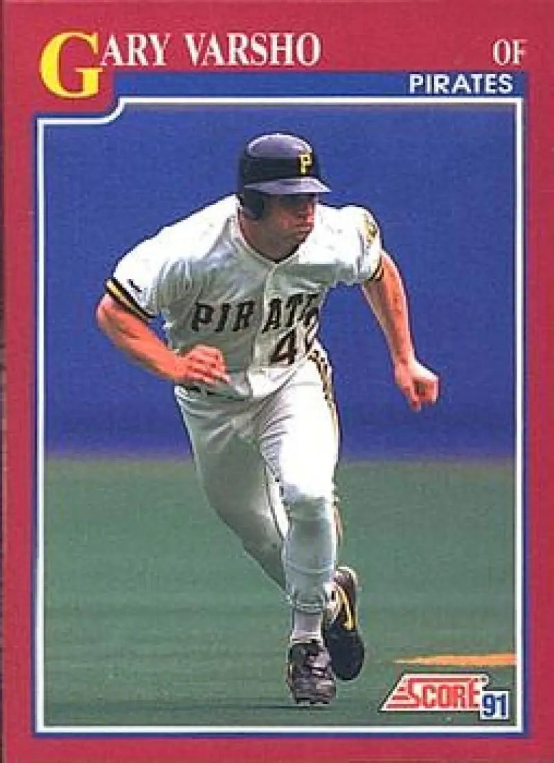 1991 Score Rookie and Traded #72T Gary Varsho NM-MT Pittsburgh Pirates Baseball Card - Baseball Card Single