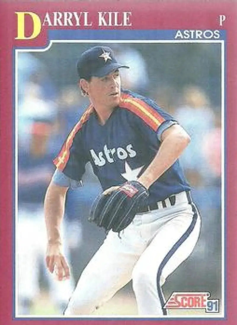 1991 Score Rookie and Traded #86T Darryl Kile NM-MT Houston Astros Baseball Card - Baseball Card Single