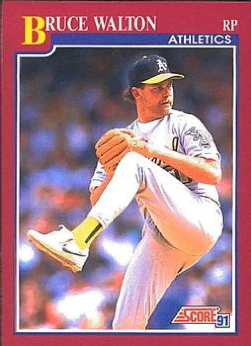 1991 Score Rookie and Traded #88T Bruce Walton NM-MT RC Rookie Oakland Athletics Baseball Card - Baseball Card Single
