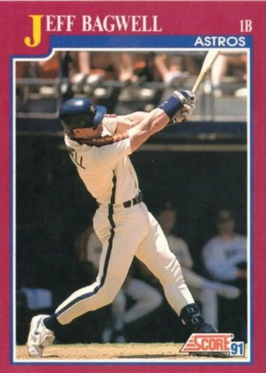 1991 Score Rookie and Traded #96T Jeff Bagwell NM-MT RC Rookie Houston Astros Baseball Card - Baseball Card Single