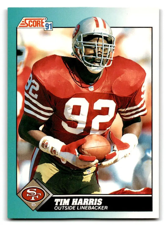 1991 Score Supplemental #50T Tim Harris - Football Card Single