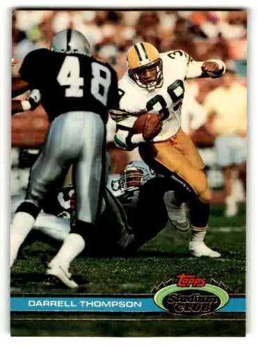 Darrell Thompson Green Bay Packers football card with original gloss finish