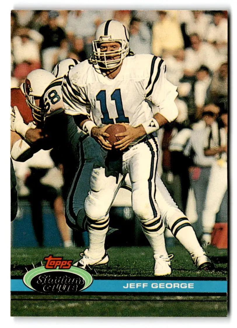 1991 Stadium Club #178 Jeff George - Football Card Single