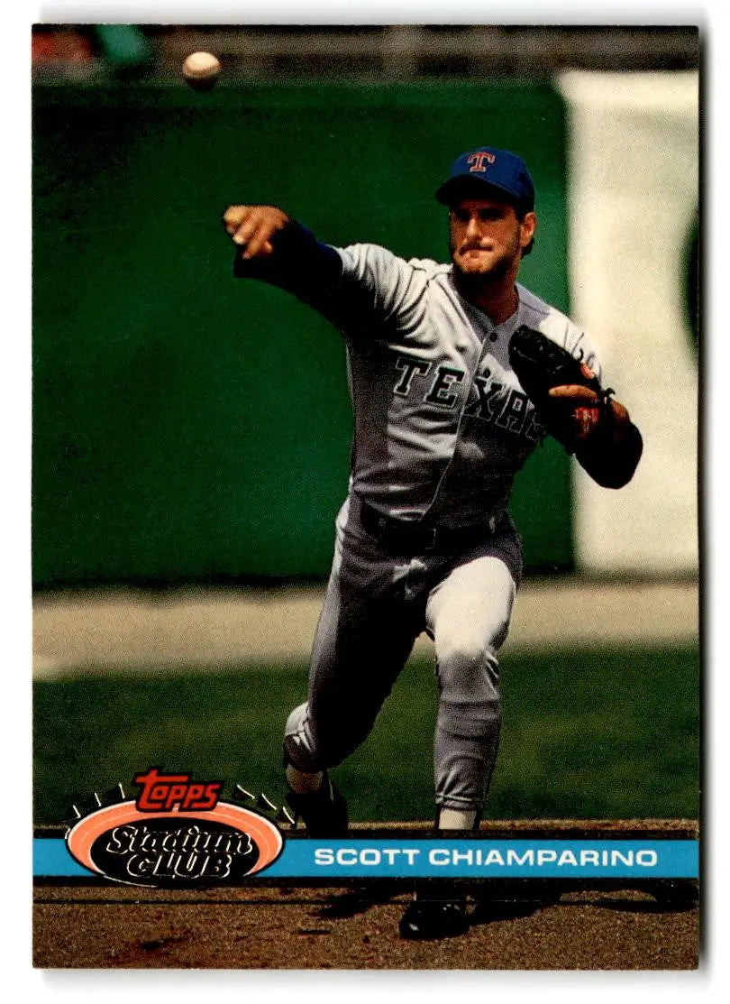 1991 Stadium Club #384 Scott Chiamparino - Baseball Card Single