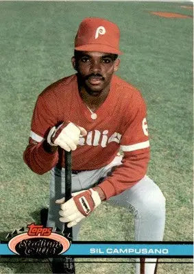1991 Stadium Club #484 Sil Campusano - Baseball Card Single