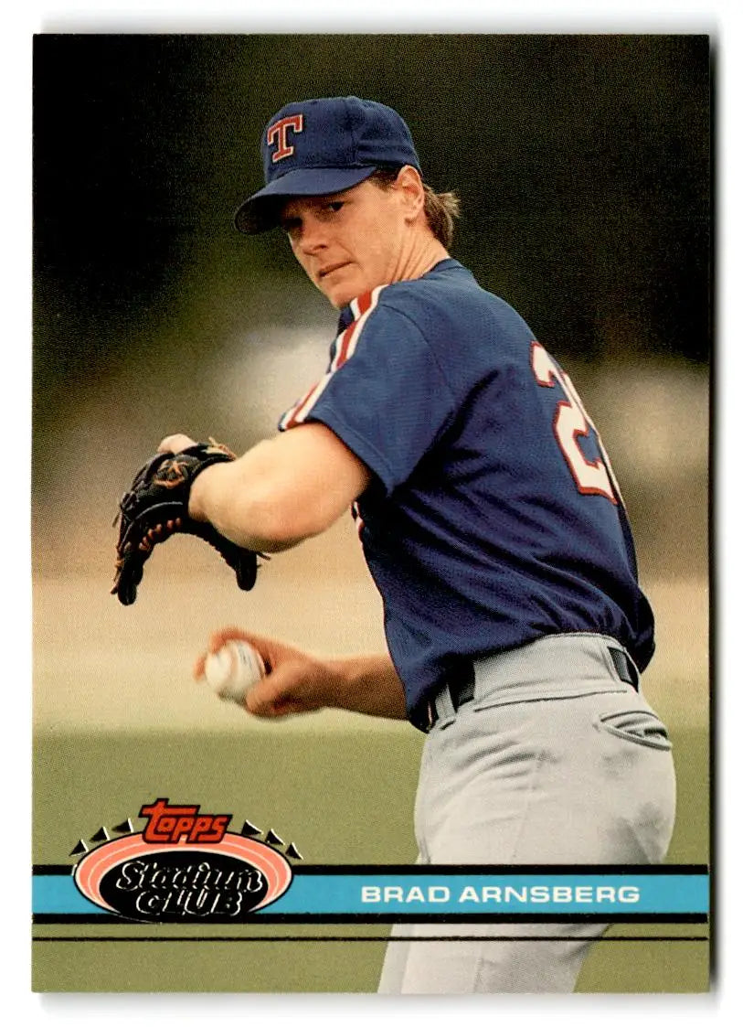 1991 Stadium Club #540 Brad Arnsberg - Baseball Card Single