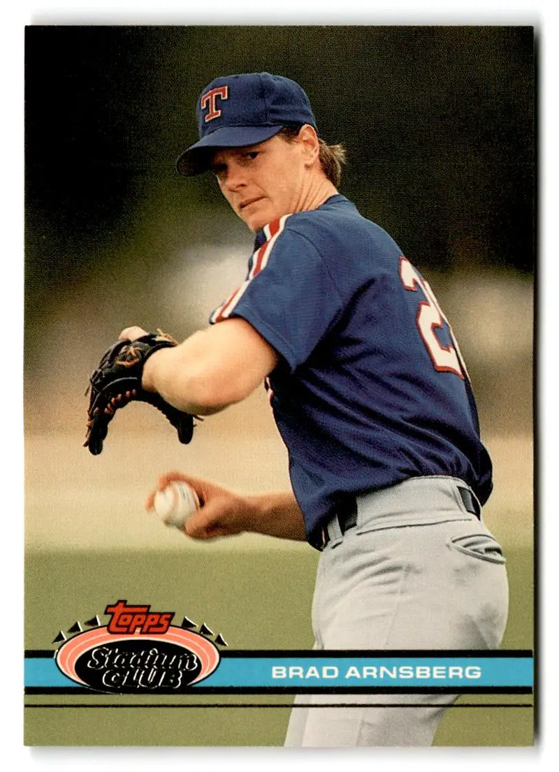 1991 Stadium Club #540 Brad Arnsberg - Baseball Card Single