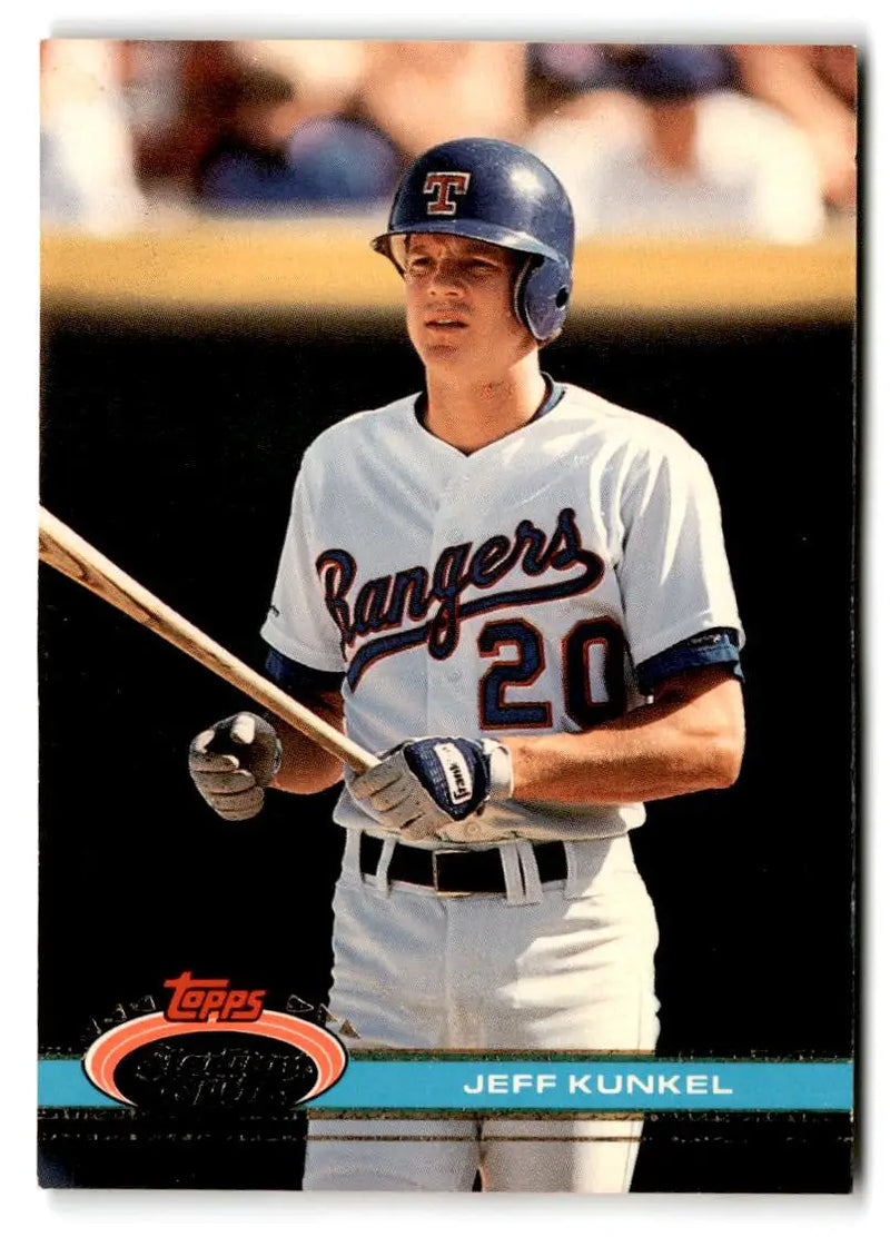 1991 Stadium Club #580 Jeff Kunkel - Baseball Card Single