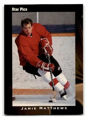 1991 Star Pics #6 Jamie Matthews - Hockey Card Single
