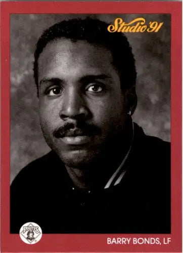 Original gloss 1991 Studio Barry Bonds NM-MT baseball card featuring Barry Bonds Pirates