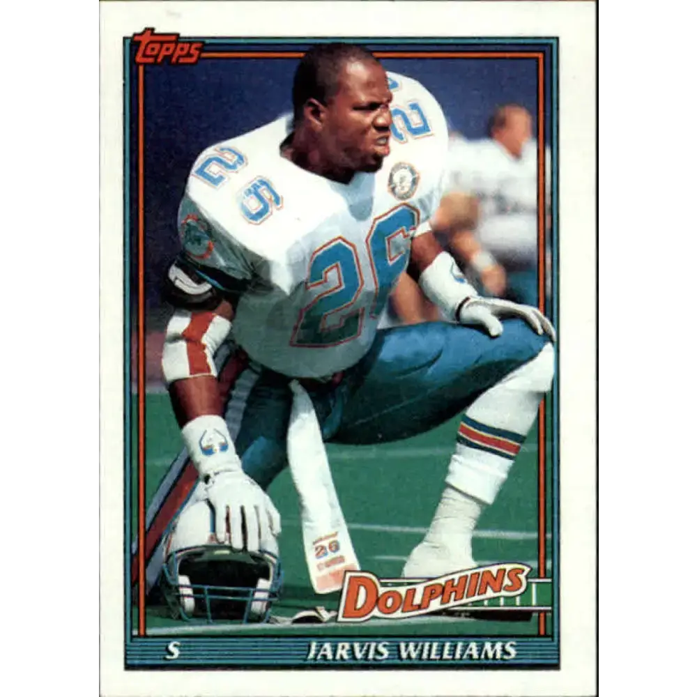 1991 Topps #109 Jarvis Williams NM-MT Miami Dolphins Football Card - Football Card Single