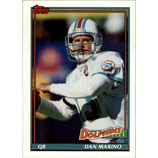 1991 Topps #112 Dan Marino NM-MT Miami Dolphins Football Card
