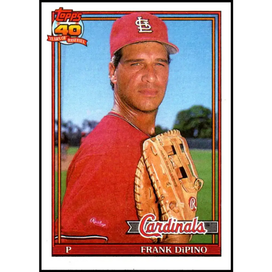 1991 Topps #112 Frank DiPino NM-MT St. Louis Cardinals Baseball Card - Baseball Card Single