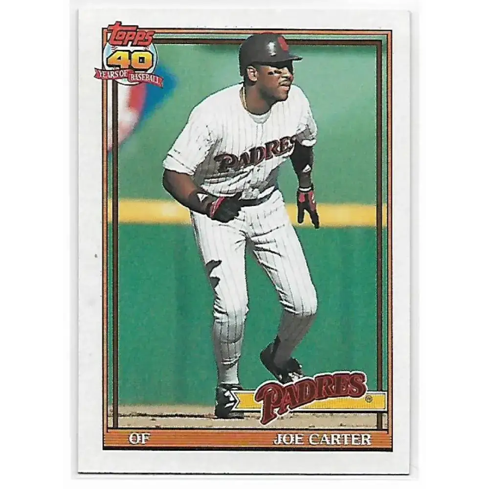 1991 Topps #120 Joe Carter NM-MT San Diego Padres Baseball Card - Baseball Card Single