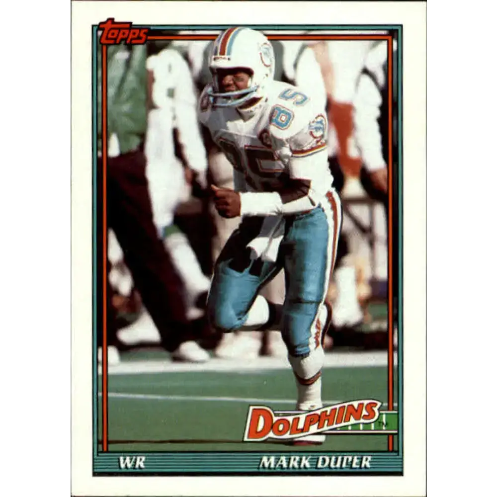 1991 Topps #120 Mark Duper NM-MT Miami Dolphins Football Card - Football Card Single