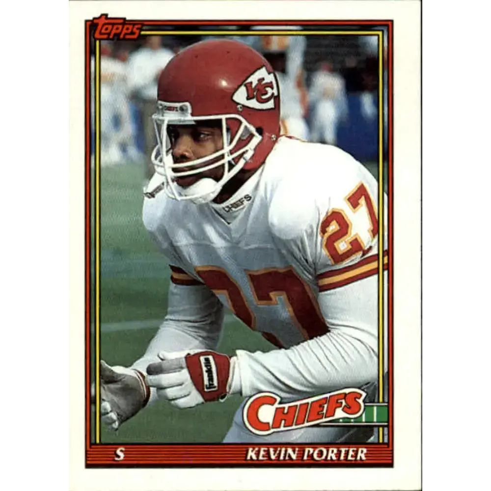 1991 Topps #140 Kevin Porter NM-MT Kansas City Chiefs Football Card