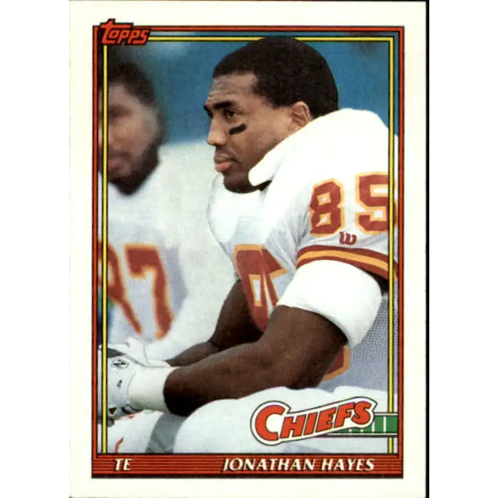 1991 Topps #148 Jonathan Hayes NM-MT Kansas City Chiefs Football Card - Football Card Single