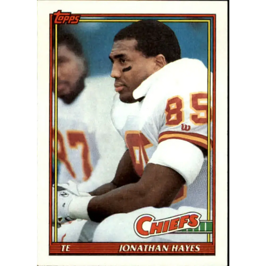 1991 Topps #148 Jonathan Hayes NM-MT Kansas City Chiefs Football Card