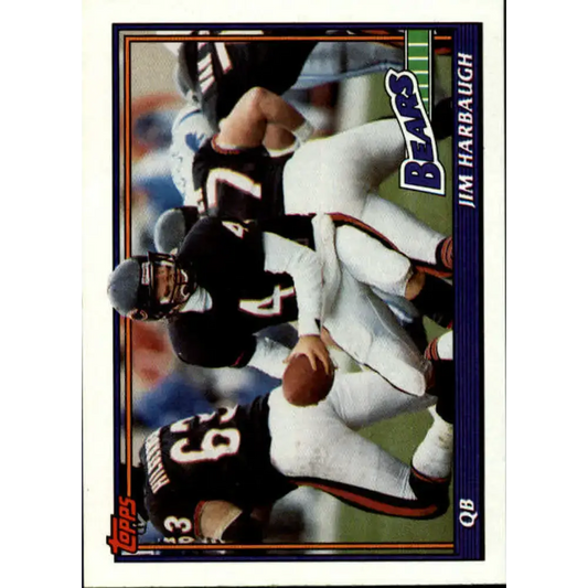 1991 Topps #159 Jim Harbaugh NM-MT Chicago Bears Football Card
