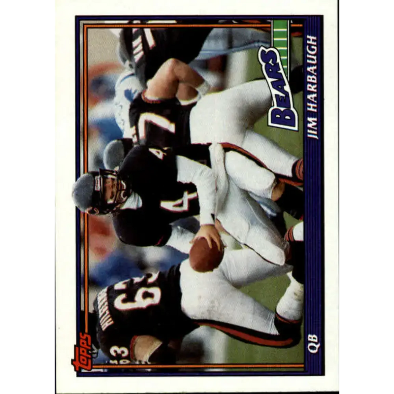 1991 Topps #159 Jim Harbaugh NM-MT Chicago Bears Football Card
