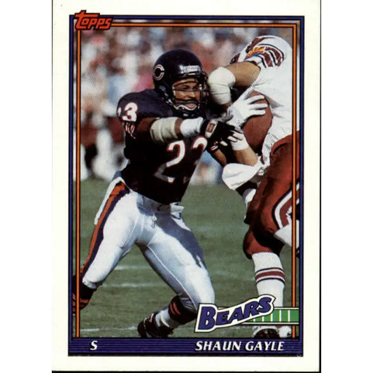 1991 Topps #160 Shaun Gayle NM-MT Chicago Bears Football Card