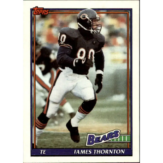 1991 Topps #164 James Thornton NM-MT Chicago Bears Football Card
